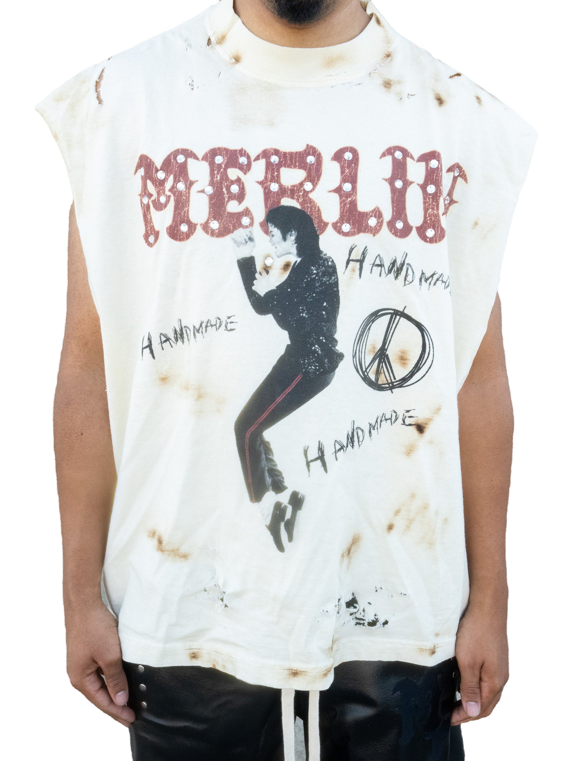 Mike Jack On Fire Handmade Tee (Stones)