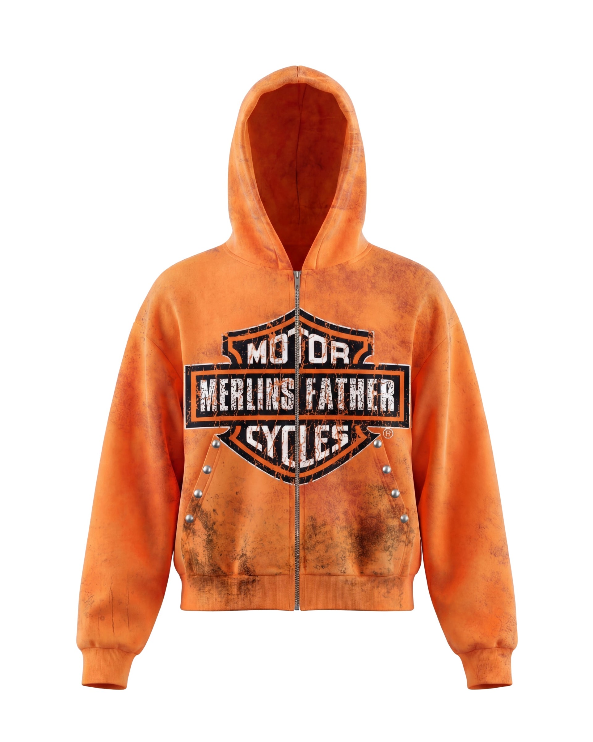 Merlin MOTO Orange Hoodie